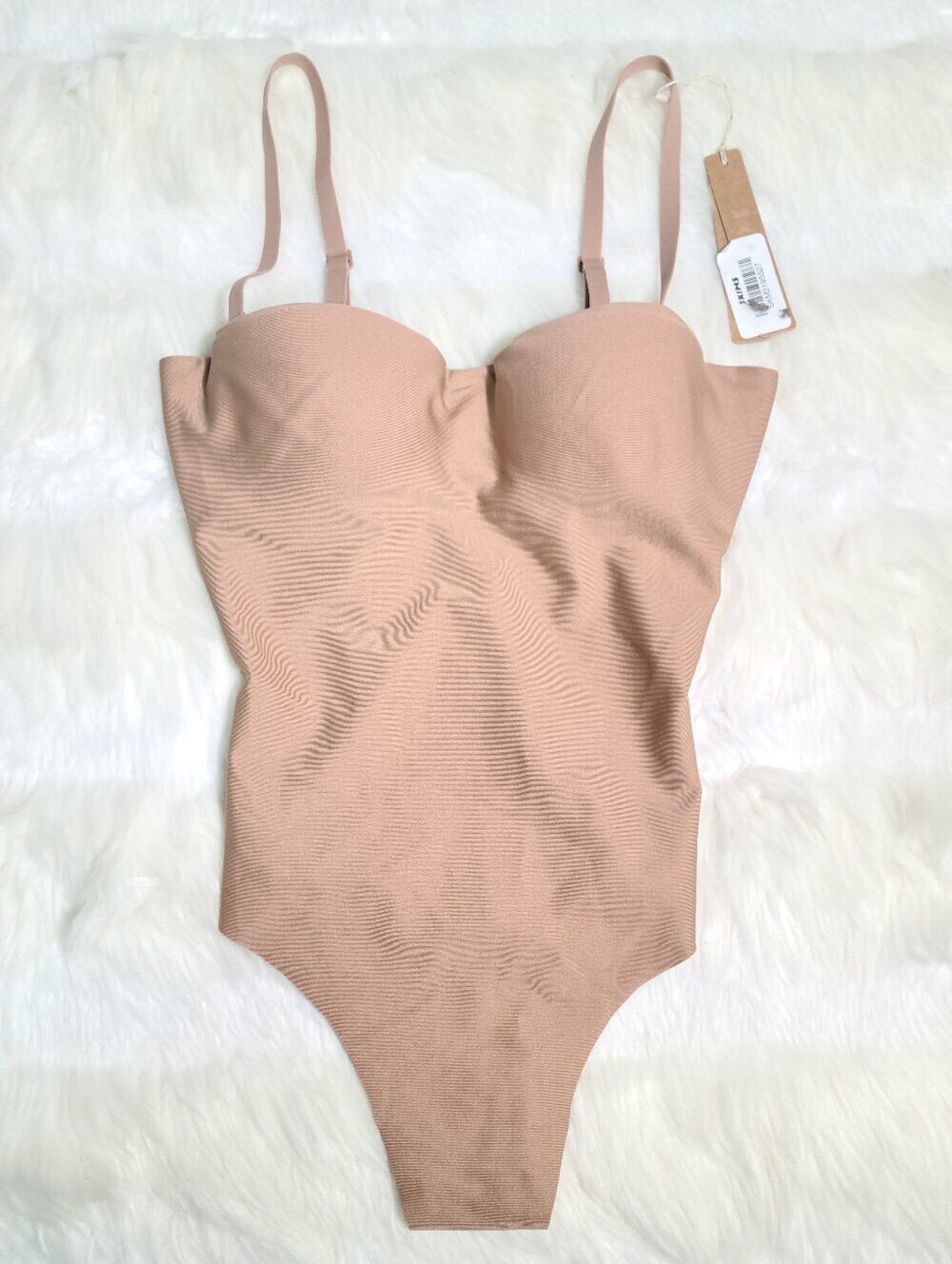 SKIMS Body Molded Underwire Bodysuit Tan Sienna XXS Women NEW